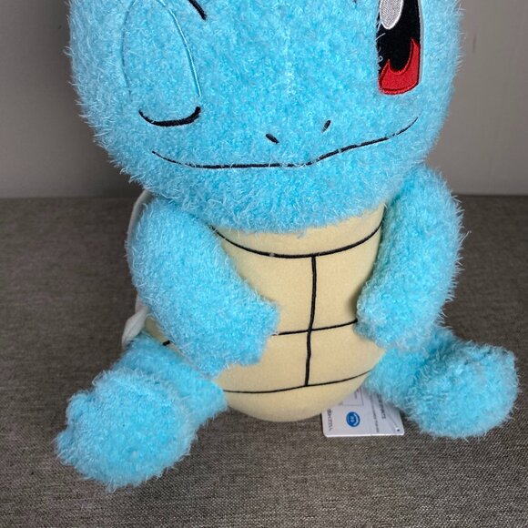 Pokémon Sleepy Squirtle Plush Toy Relaxing Time Good Night Bandai Spirits NWT - Picture 2 of 12